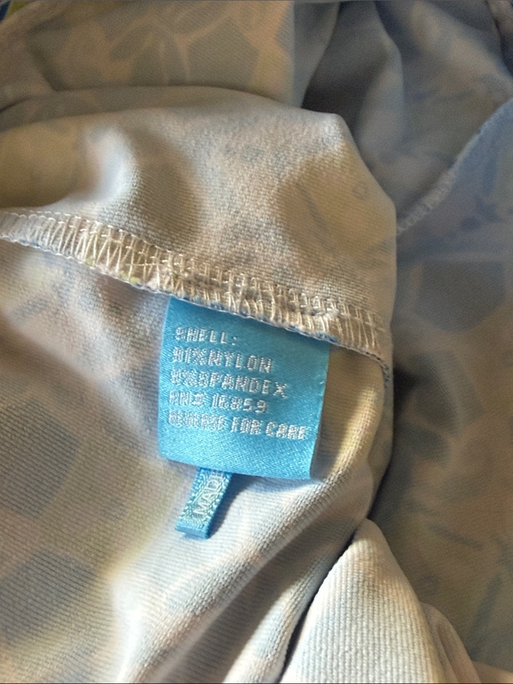 J.McLaughlin Lime Green Blue Skort. Stretch material. EUC Side zip pockets. M - Picture 11 of 11